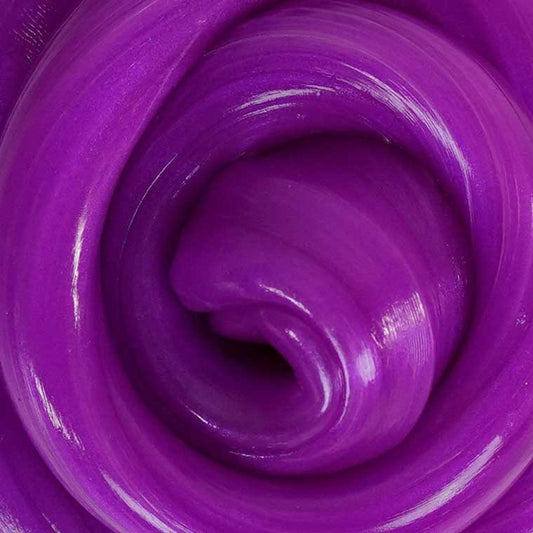 Close up detail of neon purple putty.