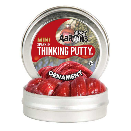 Mini tin of Crazy Aaron's Ornament Thinking Putty®.
